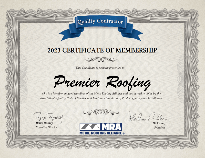 2023 Metal Roofing Alliance Membership